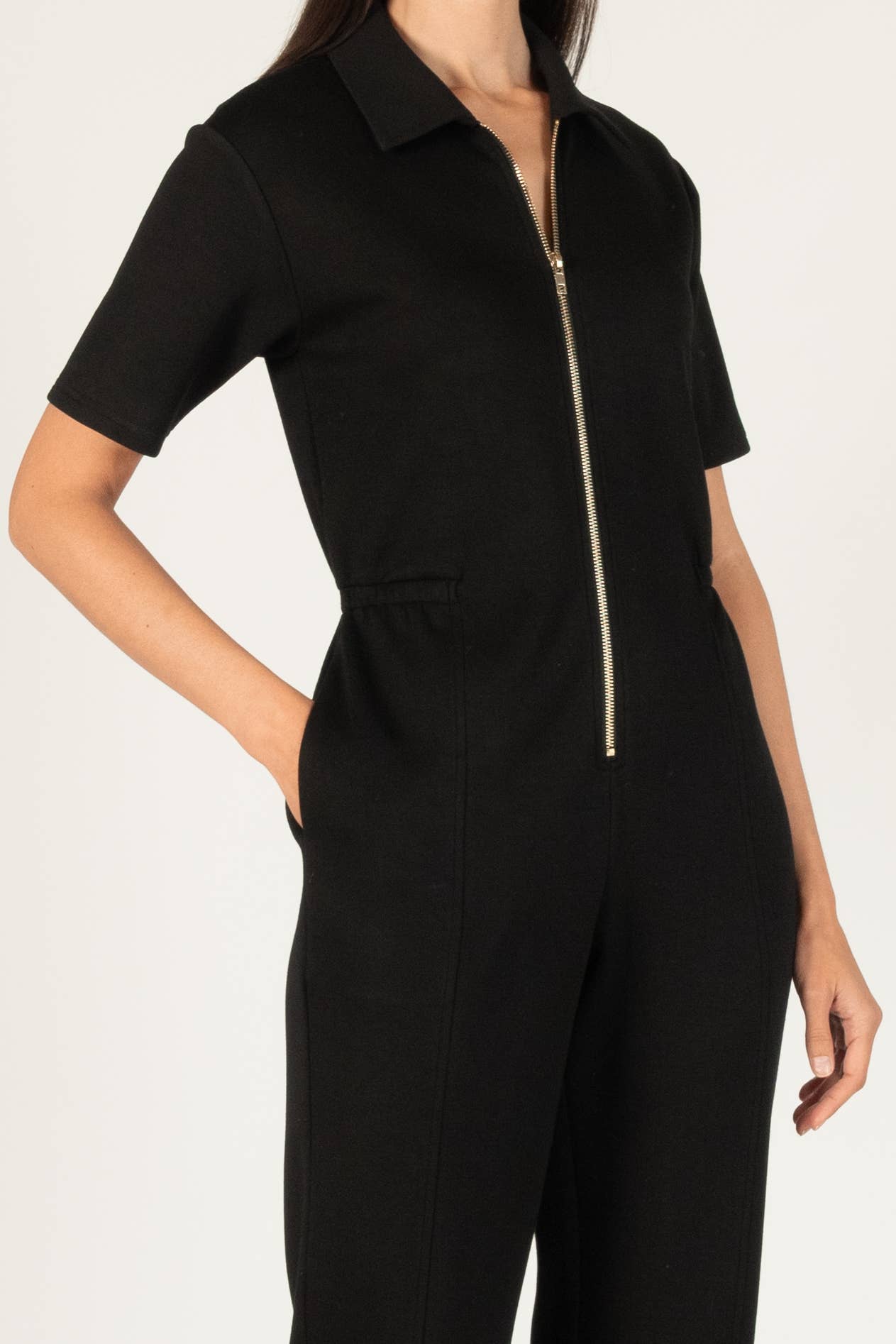 Butter Modal Zip Up Jumpsuit