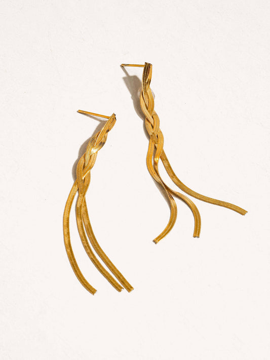 Braided Tassel Earring