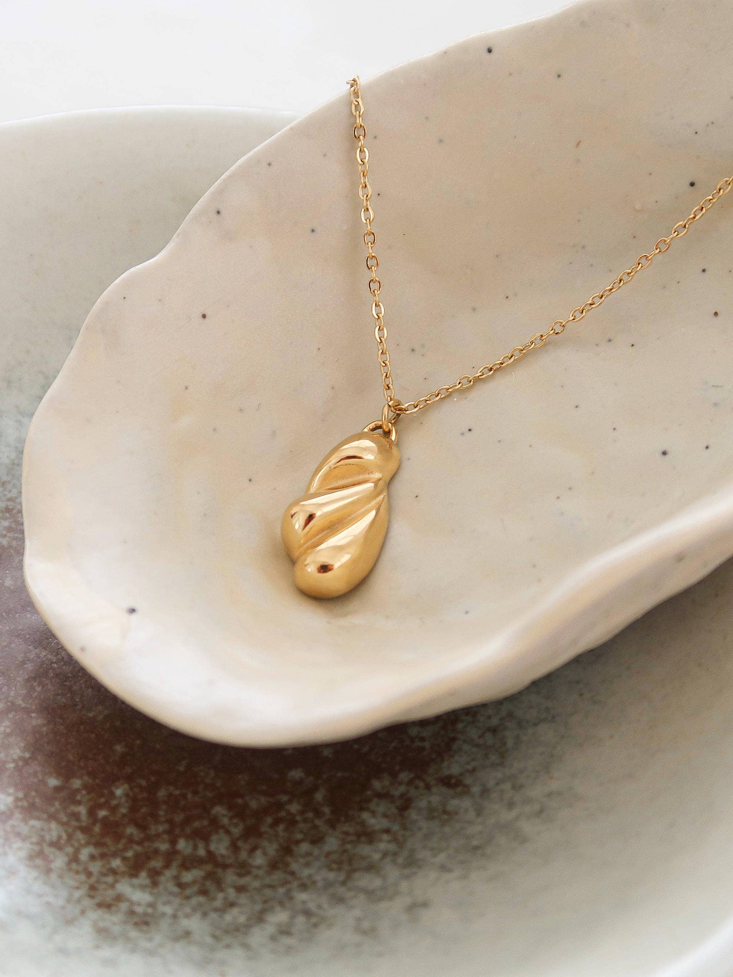 Croissant Pendant Necklace