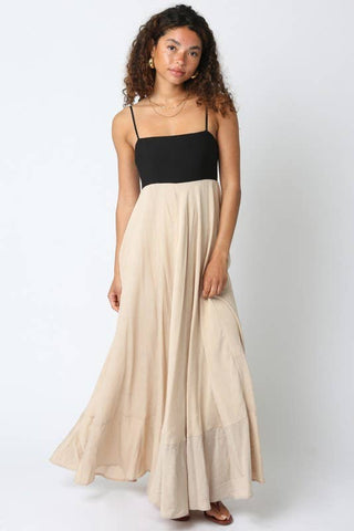 Colorblock Maxi Dress - Verte Boutique