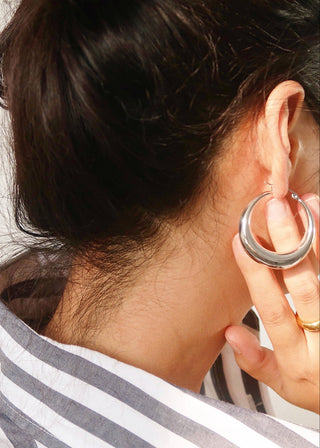 Classic Large Hoop Earring