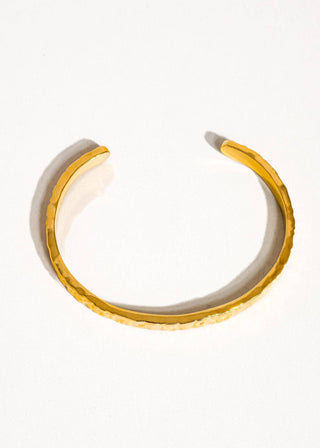 Textured Thin Bangle - Verte Boutique