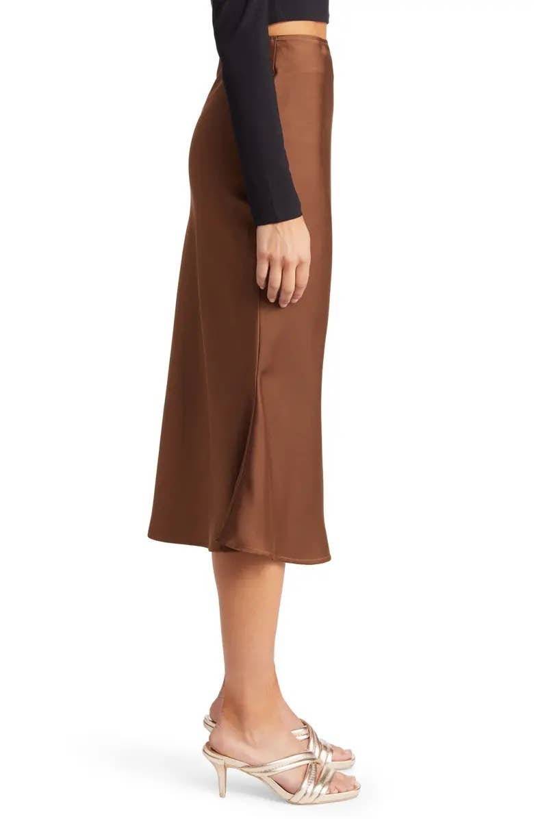 Midi Slip Skirt