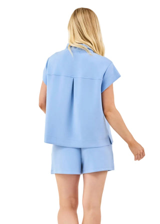 Sky Blue CloudSilk Lounge Short - Verte Boutique