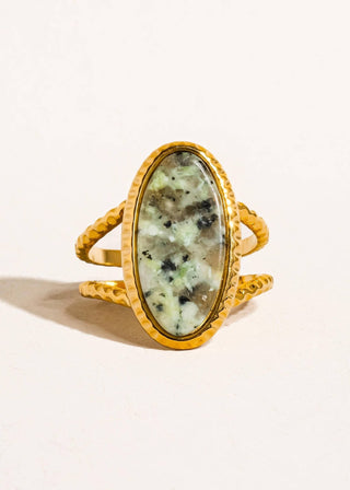 Turquoise Natural Stone Ring - Verte Boutique