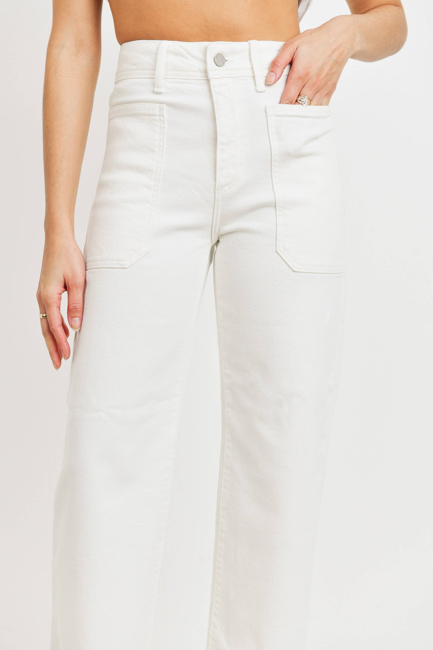 Nautical High Rise Utility Pant