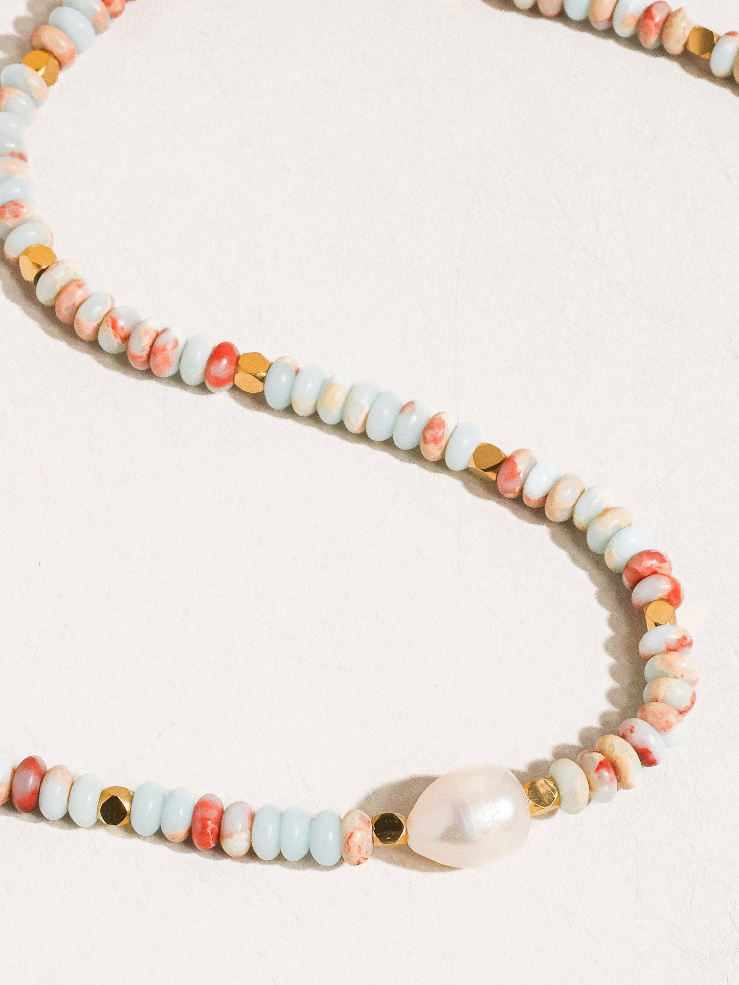 Boho Pearl Necklace