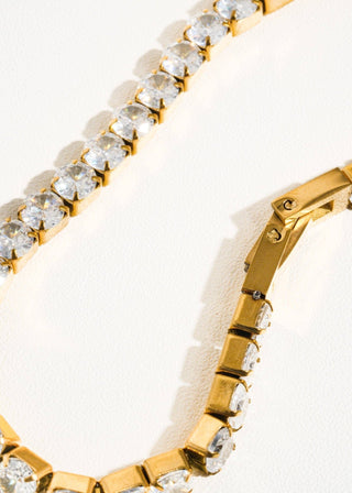 Waterproof Cubic Zirconia Tennis Bracelet (Stainless Steel) - Verte Boutique