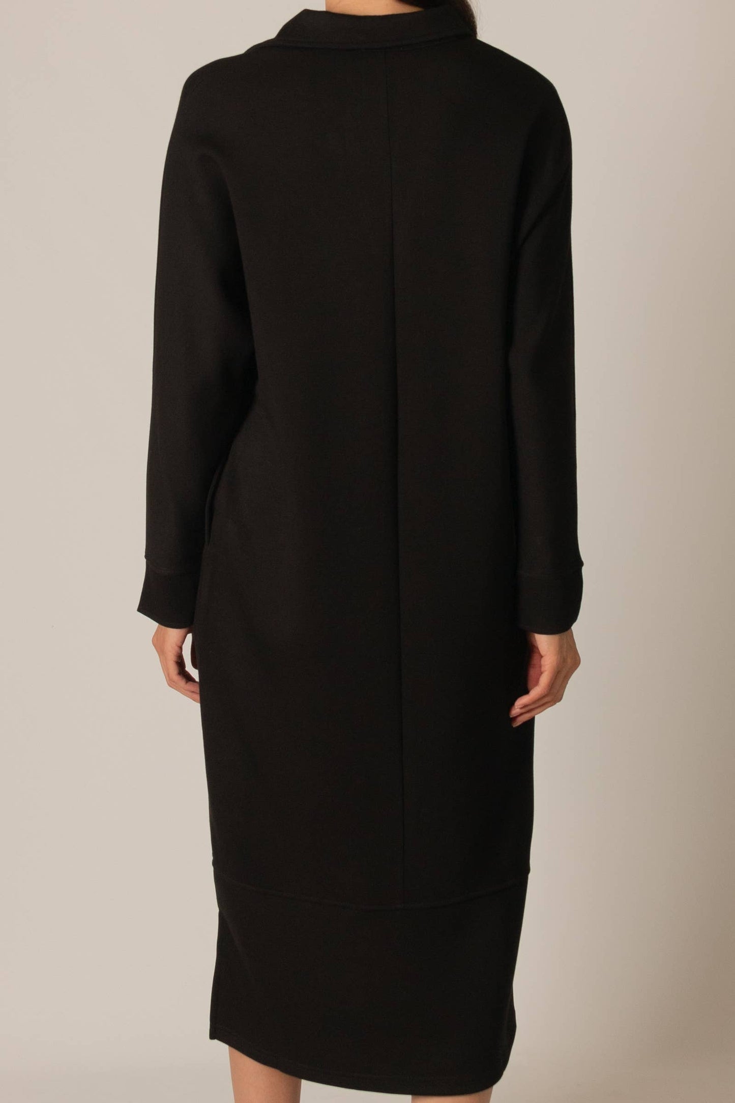 Butter Modal Collared Long Sleeve Dress