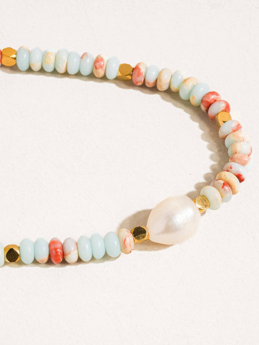 Boho Pearl Necklace