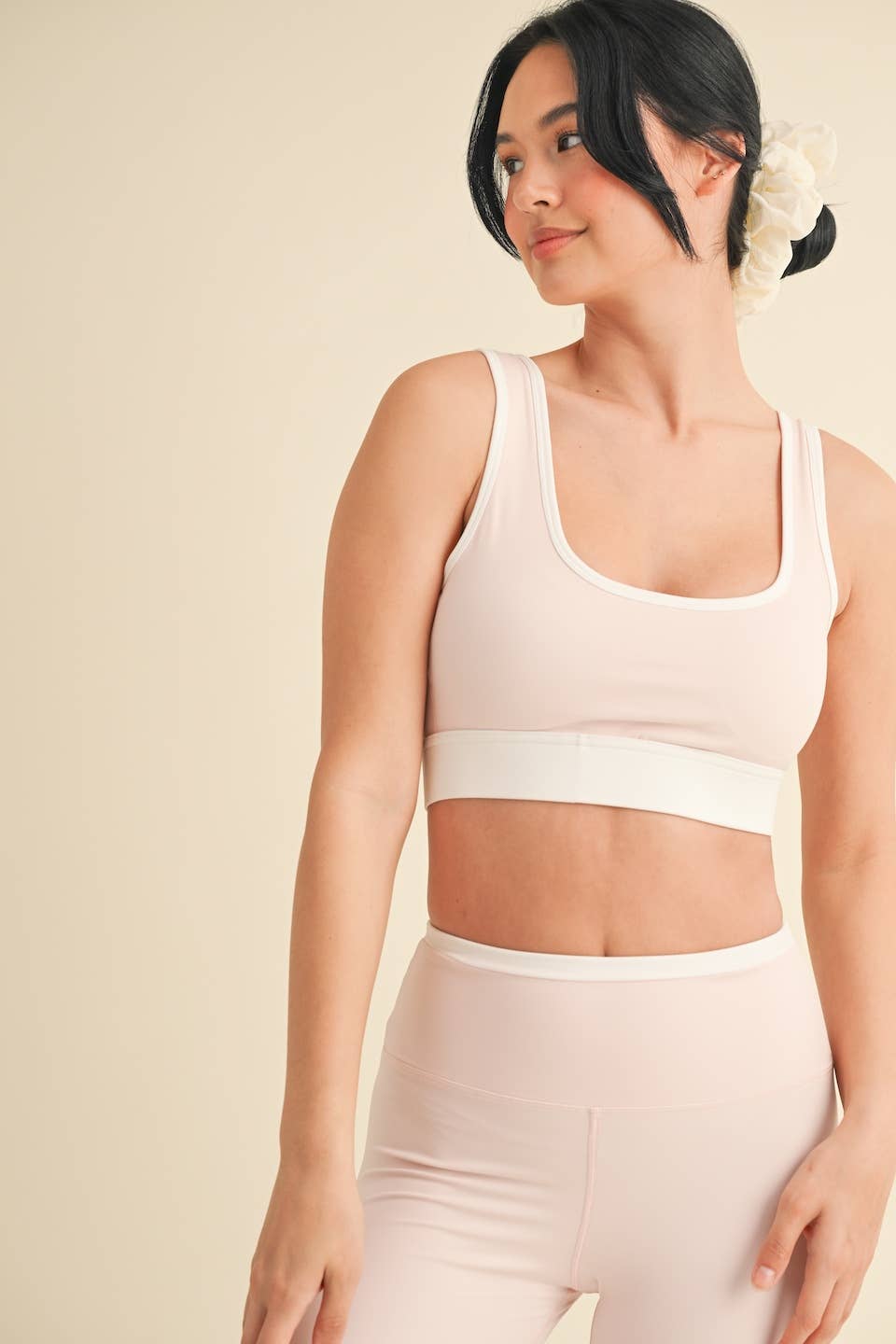 Contrast Binding Bra Top