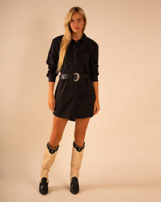 Poplin Shirt Dress - Verte Boutique