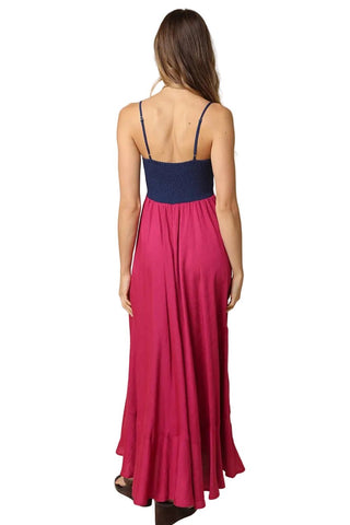 Colorblock Maxi Dress - Verte Boutique