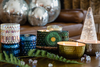 Blue Spruce 8oz Petite Shimmer Candle