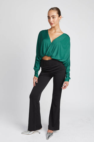 Dolman Twist Front Top - Verte Boutique