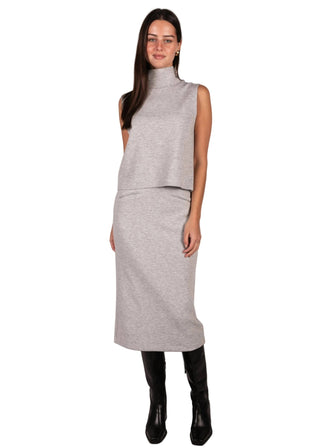 Butter Modal Back Slit Pencil Skirt - Verte Boutique