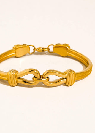 Gold Non - Tarnish Knot Link Bracelet - Verte Boutique