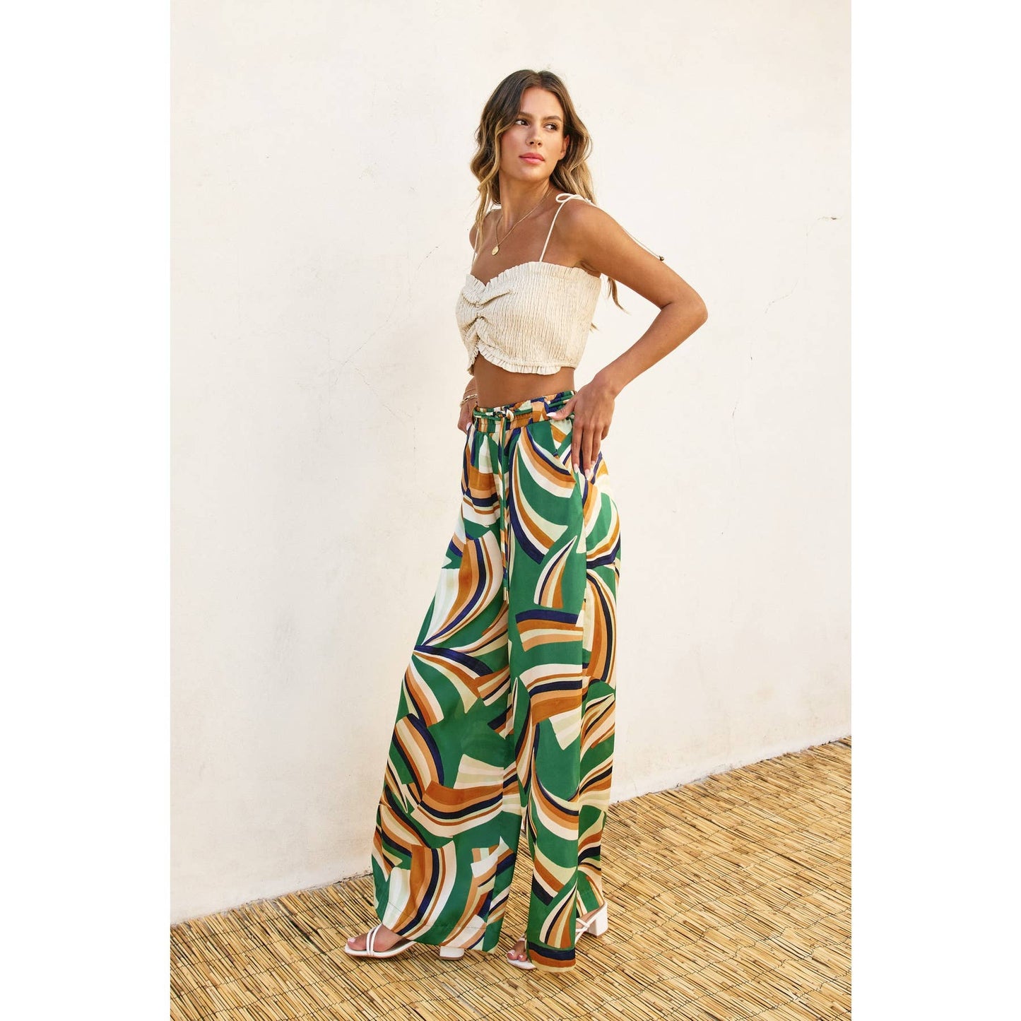 Satin Wide Leg Pants