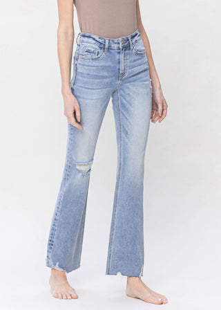 High Rise Relaxed Bootcut Jeans - Verte Boutique