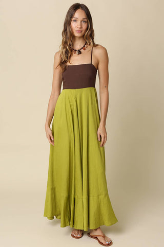 Colorblock Maxi Dress - Verte Boutique