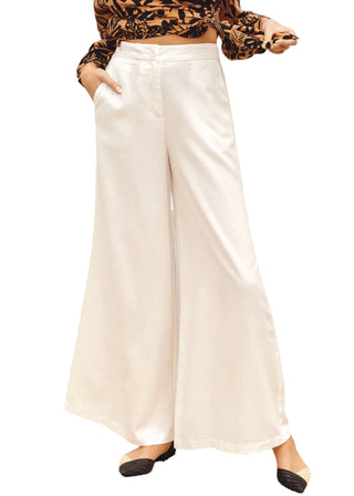 Wide Leg Linen Pants - Verte Boutique