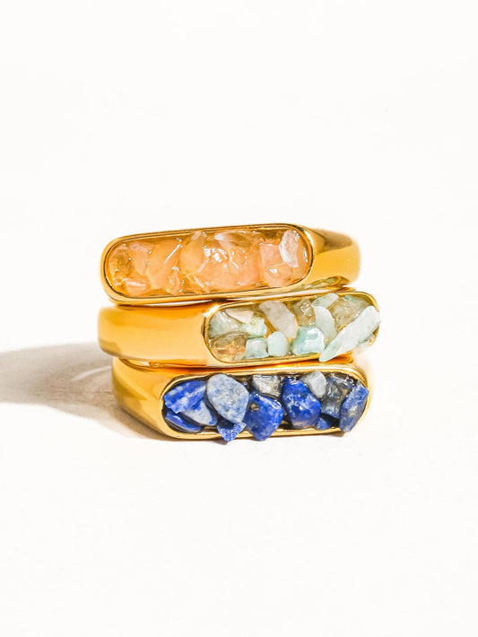 Crushed Crystal Ring