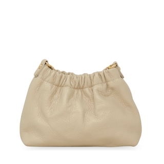 The Sofia Italian Leather Ruched Clutch & Convertible Crossbody Bag