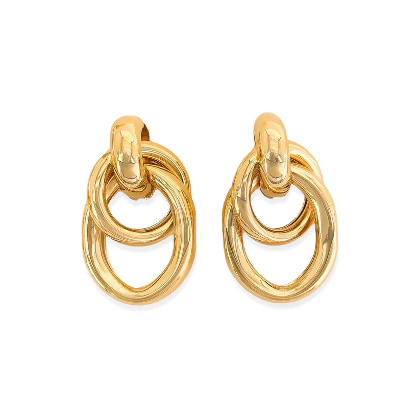 Double Link Earrings