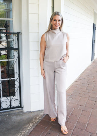 Butter Modal Pleated Wide Leg Trousers - Verte Boutique