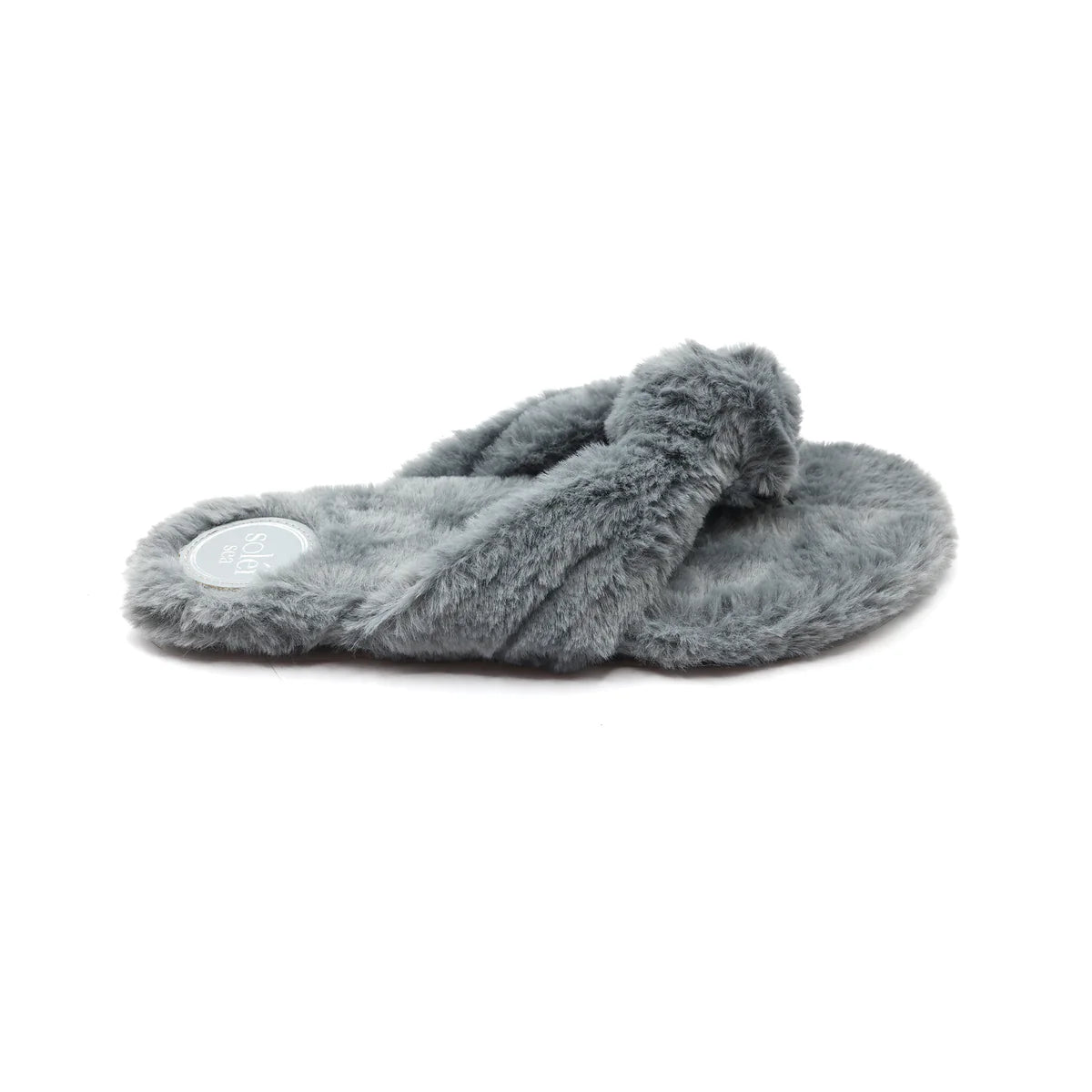 Faux Fur Flip Flop