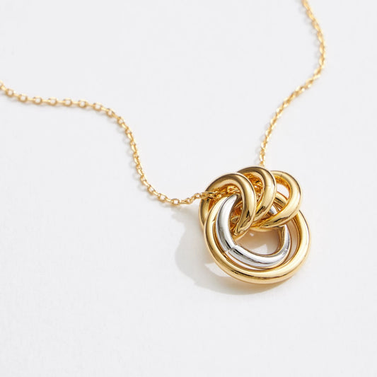 Linked Circle Necklace