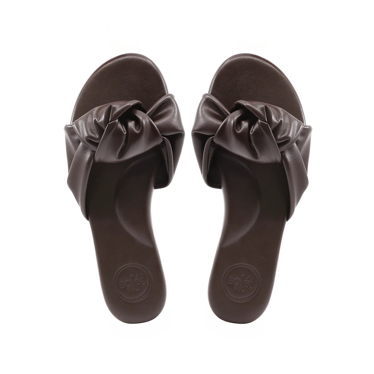 Nottie Vegan Leather Chocolate Sandal