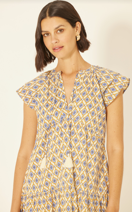 Flutter Sleeve Mini Dress