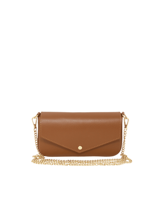 Italian Leather Compact Crossbody & Shoulder Bag - Verte Boutique
