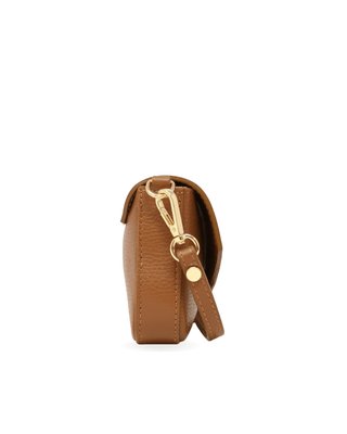 Italian Leather Compact Crossbody & Shoulder Bag - Verte Boutique
