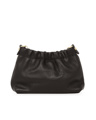 The Sofia Italian Leather Ruched Clutch & Convertible Crossbody Bag - Verte Boutique