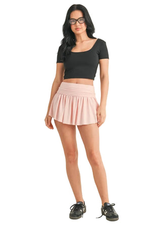 Twist Back Short Sleeve Top - Verte Boutique