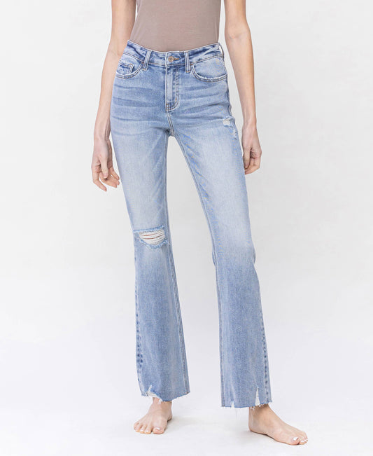 High Rise Relaxed Bootcut Jeans