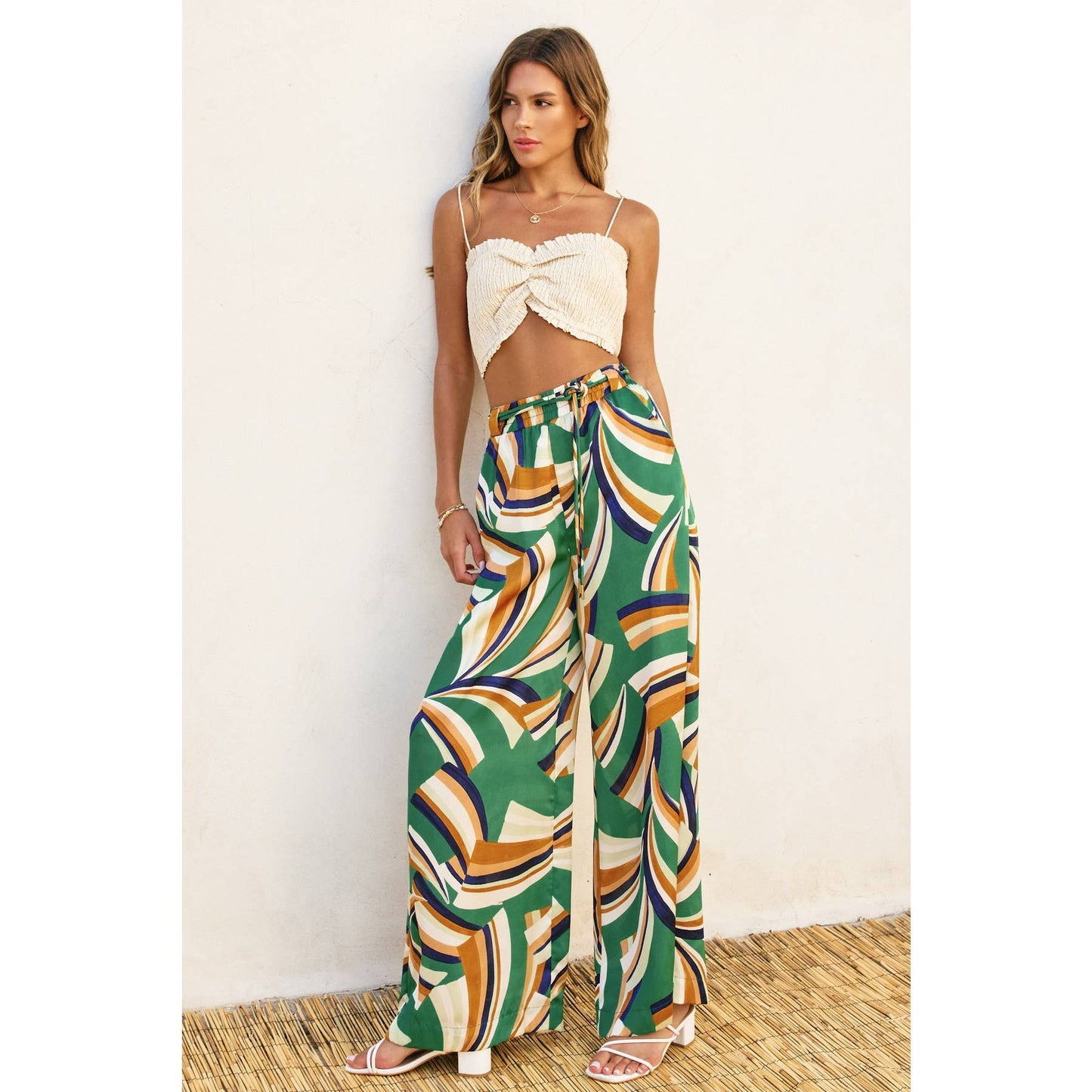 Satin Wide Leg Pants