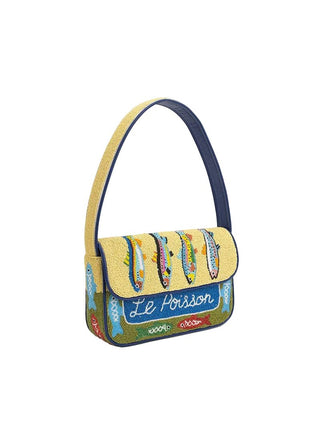 Sardine Beaded Shoulder Bag - Verte Boutique
