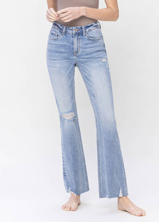 High Rise Relaxed Bootcut Jeans - Verte Boutique