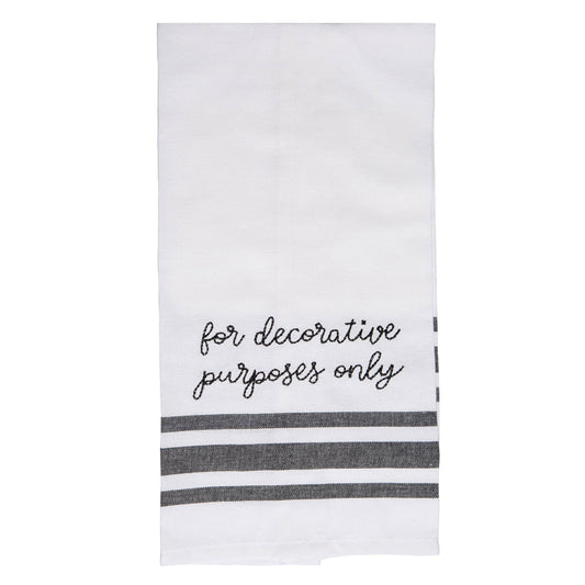 Tea Towel - For Decorative Purposes Only