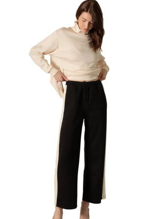 Butter Modal Side Stripe Wide Leg Pants - Verte Boutique