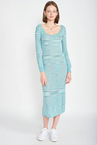 Space Dye Sweater Dress - Verte Boutique