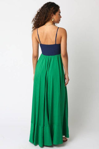 Colorblock Maxi Dress - Verte Boutique