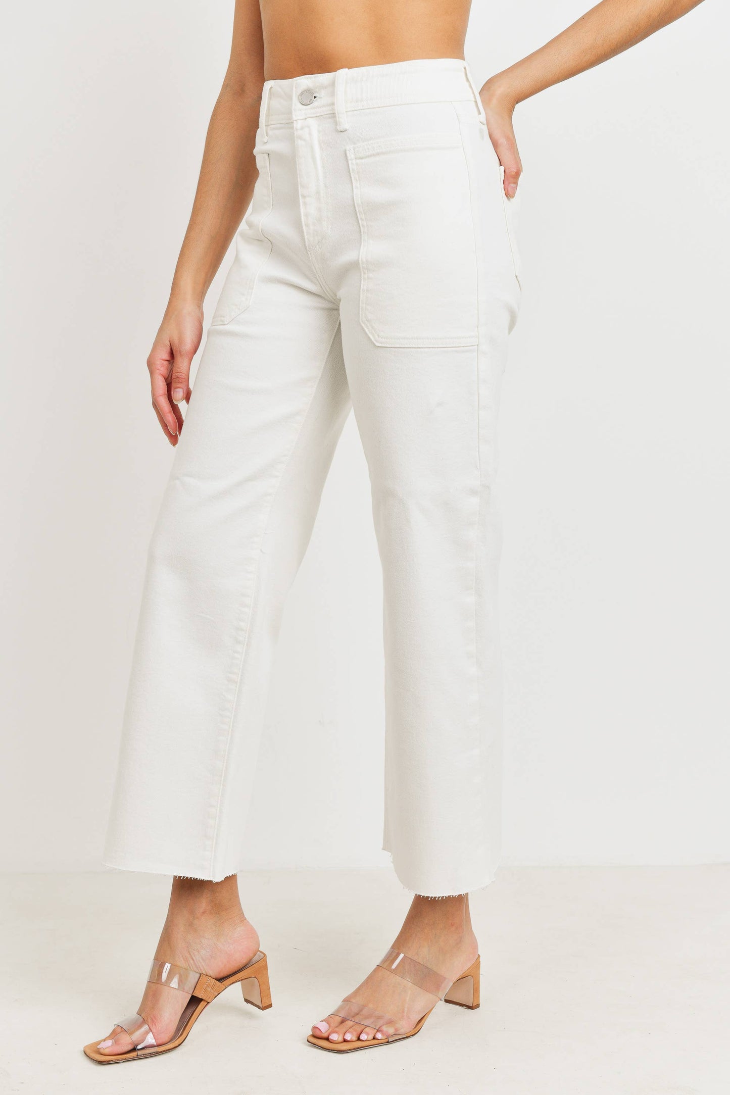 Nautical High Rise Utility Pant