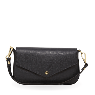 Italian Leather Compact Crossbody & Shoulder Bag - Verte Boutique