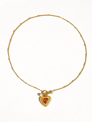 Vintage Heart Chain Necklace - Verte Boutique