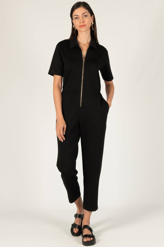 Butter Modal Zip Up Jumpsuit