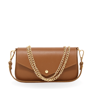Italian Leather Compact Crossbody & Shoulder Bag - Verte Boutique